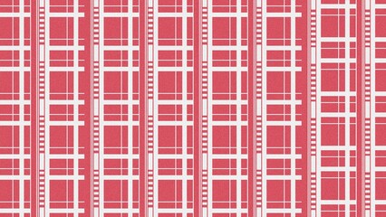 Red Grid Background with Filmstrip Ladder Motif &mdash; Highcontrast Geometric Vertical Columns, Minimal Modern Pattern for Valentine Cards, Banners, Invitations, Social Media, Marketing, Decor