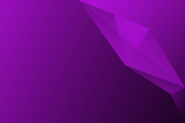 Purple triangle shape abstract background with technology concept for template, poster, wallpaper, flyer design. Vector illustration	