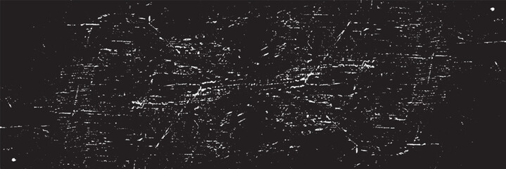 Scratched Grunge Urban Background Texture Vector. Dust Overlay Distress Grainy Grungy Effect. Distressed Backdrop Vector Illustration. Isolated Black on White Background. EPS 10.