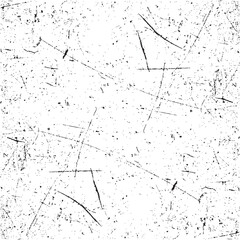 Scratched Grunge Urban Background Texture Vector. Dust Overlay Distress Grainy Grungy Effect. Distressed Backdrop Vector Illustration. Isolated Black on White Background. EPS 10.