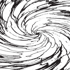 Circular starburst explosion texture. Distressed uneven grunge background. Abstract vector illustration. Overlay to create interesting effect and depth. Isolated on white background.