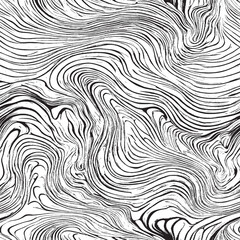 Grunge Urban Background Texture Vector. Dust Swirled and curled stripes and brush strokes texture. Marble or acrylic artwork imitation. Cool and swirly background. Abstract vector illustration. Black 