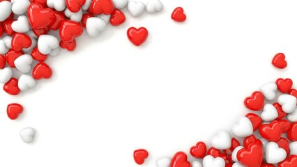 A copy space image featuring a Valentine s Day background 