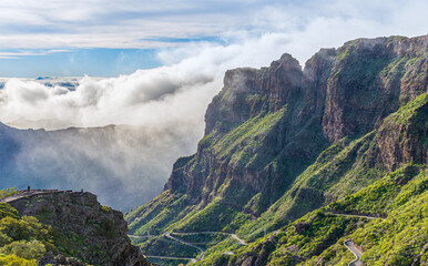 Spectacular landscape in Masca, Tenerife, Canary Islands, Spain