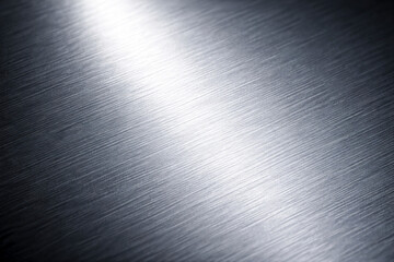 Brushed Metal Surface with Light Reflection