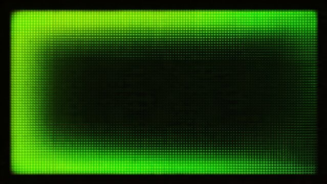 Green Matrix Display - Powered by Adobe