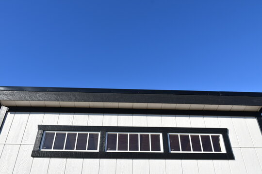 Transom Windows on a Building