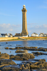 Phare d'Eckm&uuml;hl, Penmarc'h, Finist&egrave;re, Bretagne, France