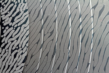 Altered vinyl surface in close proximity