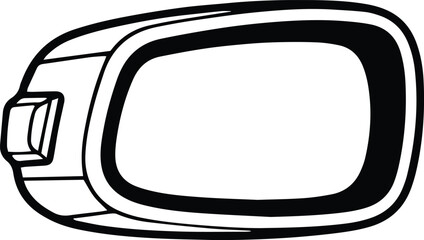 Right Car Side Mirror Icon