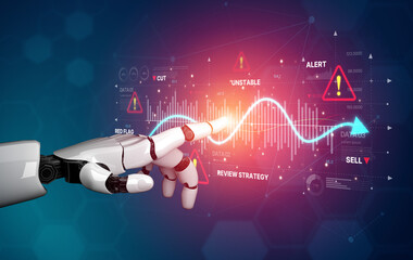 AI highlights economic risks through data-driven visuals, smart warning alerts, and real-time...