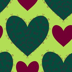 Breast cancer month seamless pink ribbon day mammogram pattern for medical accessories and medicine textiles