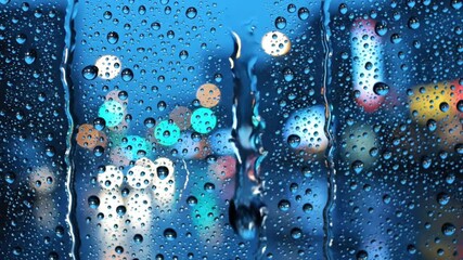 rain drops on window
