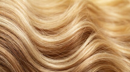 Naklejka premium Blond or light brown hair texture background