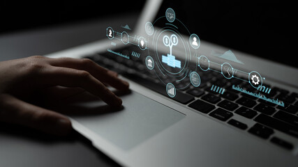 Financial investment strategy for business growth and wealth management. A concept of funding,...