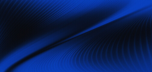 Fototapeta premium blue color with close vertical lines with a bright blue color but has a deep black shadow at the curve of the wave.