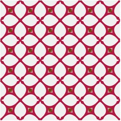 Fototapeta premium Seamless pattern with repeating abstract shapes.Seamless texture. Design element for prints, decoration, cover, textile,wallpaper, background, wrapping paper, clothing, fabric, package, cards.