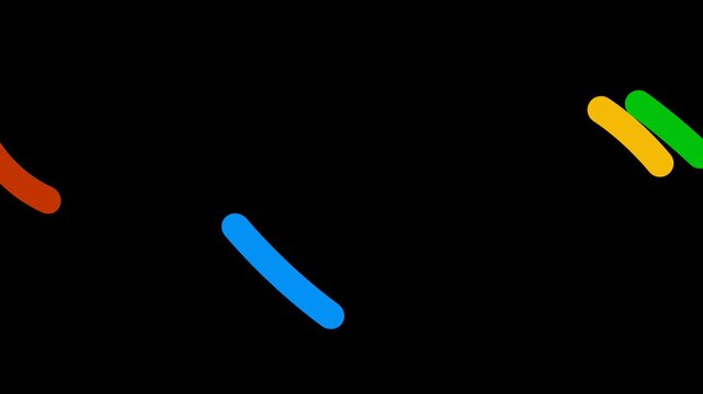 Shape motion video animation, with modern color. Suit for opening video or closing video.