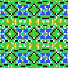 Fototapeta premium Seamless pattern with repeating abstract shapes.Seamless texture. Design element for prints, decoration, cover, textile,wallpaper, background, wrapping paper, clothing, fabric, package, cards.