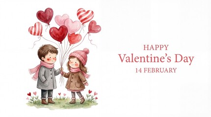boy ad girl with heart