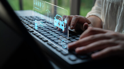 Charging dashboard for electric vehicles with battery status, energy usage, renewable integration, and CO2 impact tracking to support clean energy transition Latch