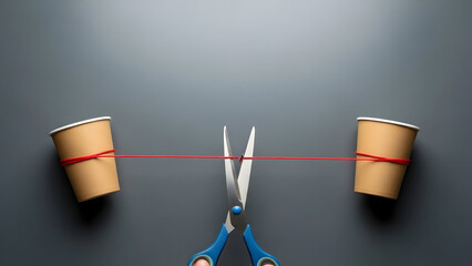 Severing connections for innovative business solutions, emphasizing disruption and change, fostering a new era of communication and collaboration ahead.