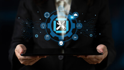 Global IT support and technical maintenance services. Providing solutions for system maintenance, ensuring business continuity with reliable 24 7 IT support. Motif