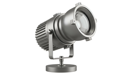 Metal Spotlight on Adjustable Stand.