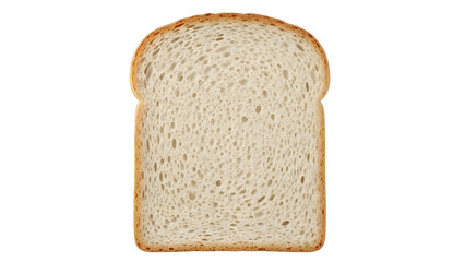 Single Slice White Bread on White.