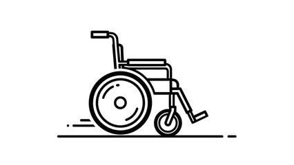 Wheelchair icon for accessibility symbol.