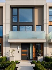 Modern Residence Fa?ade Displaying Architectural Precision and Contemporary Design