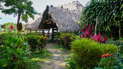 traditional cottage on top of the mountain
