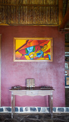 interior of a restaurant portrait