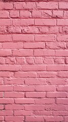 Fototapeta premium Bright pink brick wall texture for modern designs