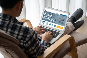 Health insurance web site modish registration system for easy form filling
