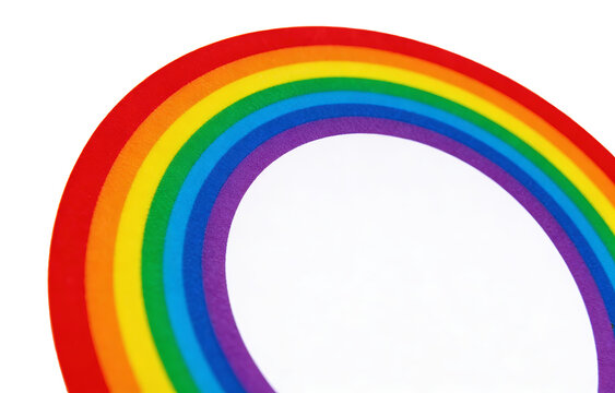 A stylized, colorful rainbow icon with red, orange, yellow, green, blue, and purple stripes on a white background. Represents LGBTQ pride, diversity, and inclusivity with a vibrant, modern design. - Powered by Adobe