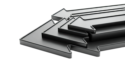 Stack of Black Arrows