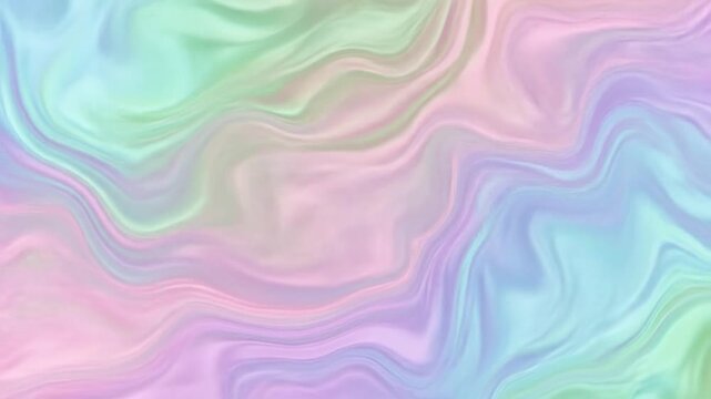 A colorful, wavy abstract background with pastel shades of pink, blue, green, and purple hues. Perfect for graphic resources, backgrounds, and digital designs.