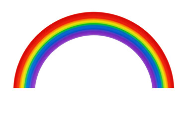 Obraz premium A vibrant, multicolored rainbow arch displaying the full spectrum of colors, representing natural beauty, symbolism, and artistic design elements.