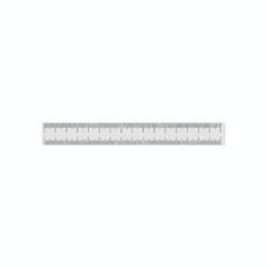 Ruler on white background
