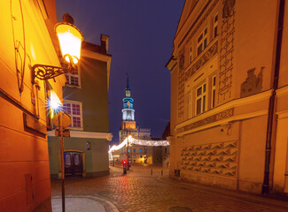 Old Market Square Poznan Poland at Christmas