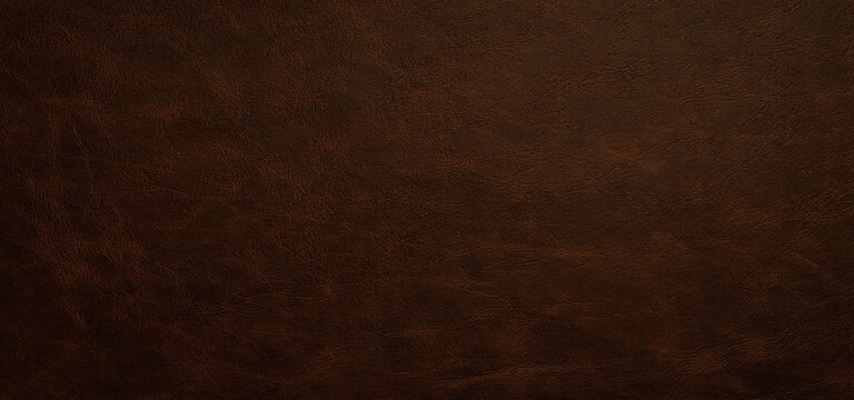 Dark brown leather texture background for luxury design