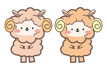 かわいいひつじセット