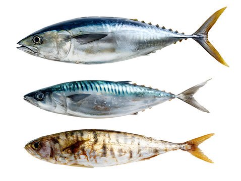 fresh seafood-fish isolated on white background