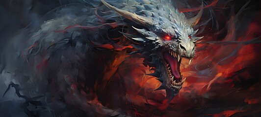 realistic photo of a glossy Kraken dragon,generative AI