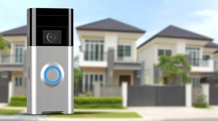 Smart Video Doorbell for Home Security System.