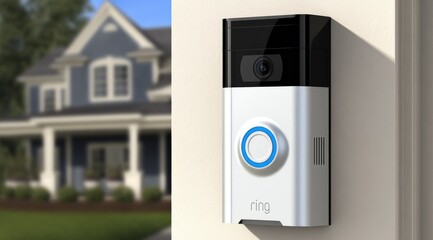 Smart Video Doorbell for Home Security System.