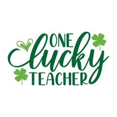 Obraz premium One Lucky Family Svg Designs