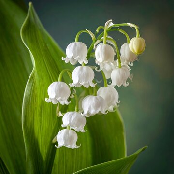 Lily of the Valley - A Delicate Floral Portrait.