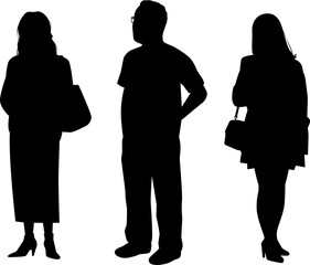 モブシルエット③